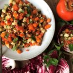 persimmon and pecan lettuce cups