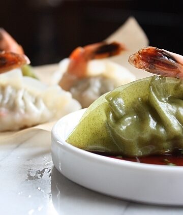 Korean shrimp mandu