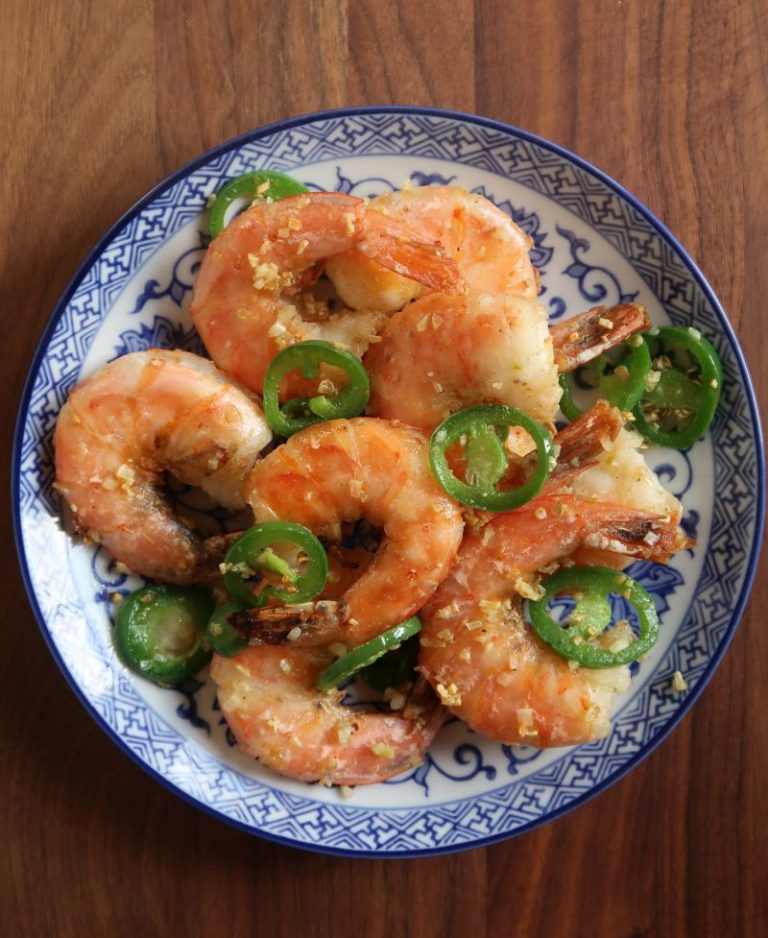 air-fried salt and pepper shrimp