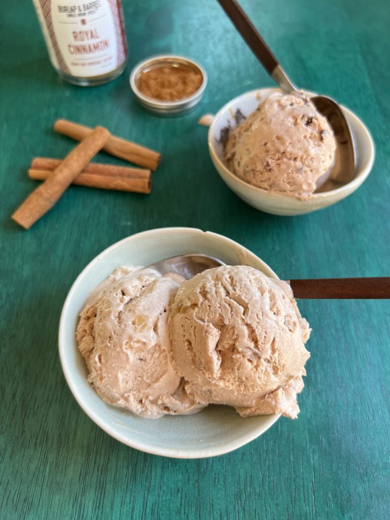 No churn cinnamon ice cream