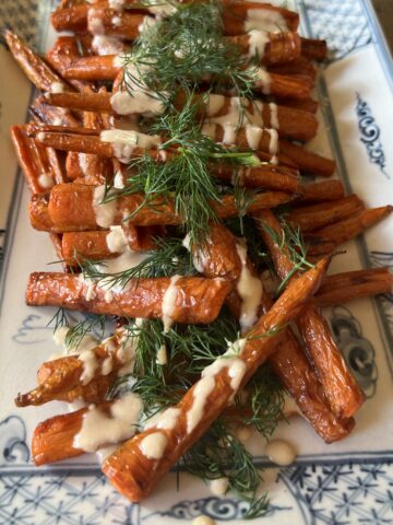roasted carrots creamy nuoc cham