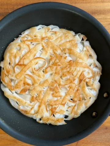 panfried rice noodle pancake
