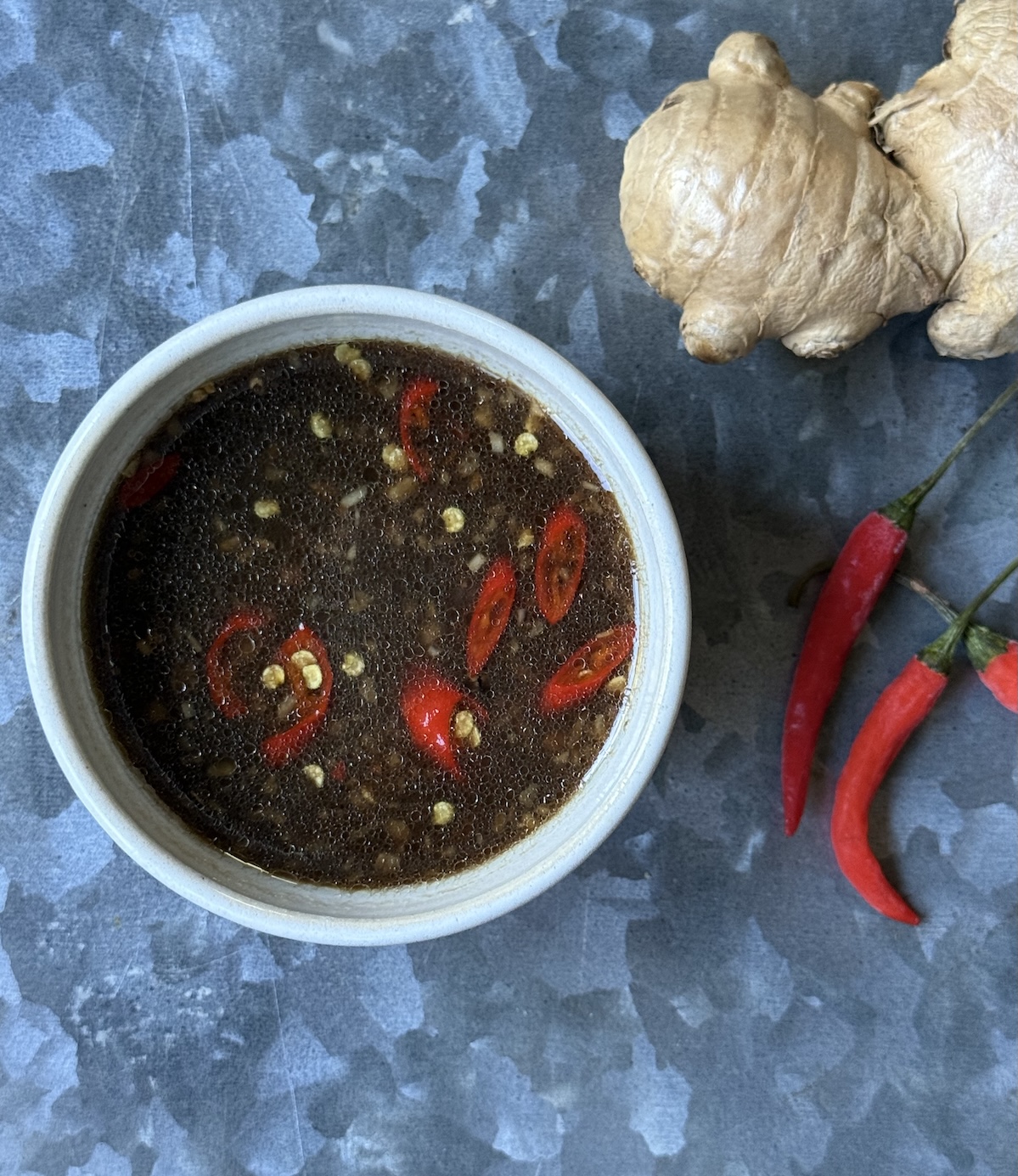 Tamarind ginger dipping sauce