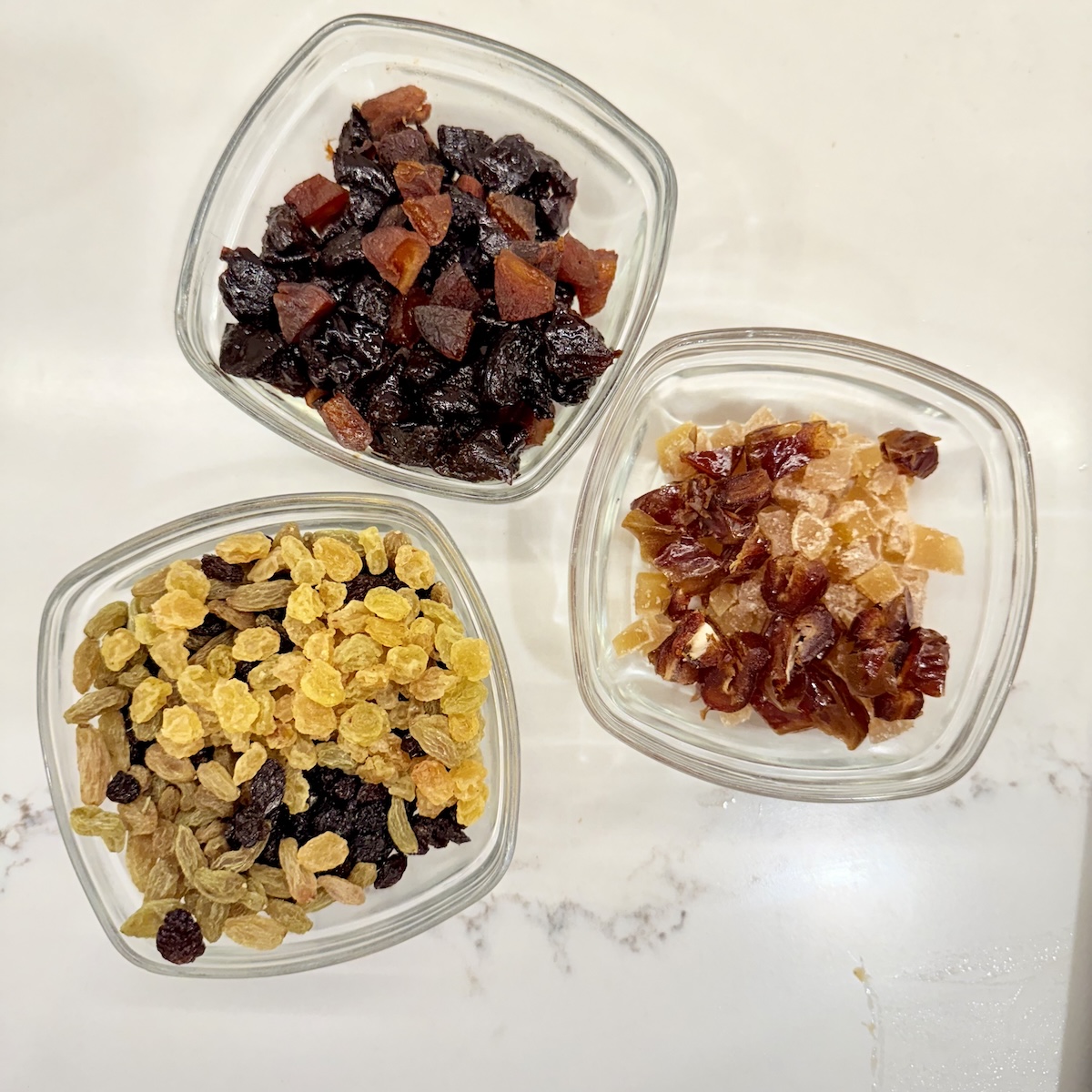 speckled bread fruit assortment