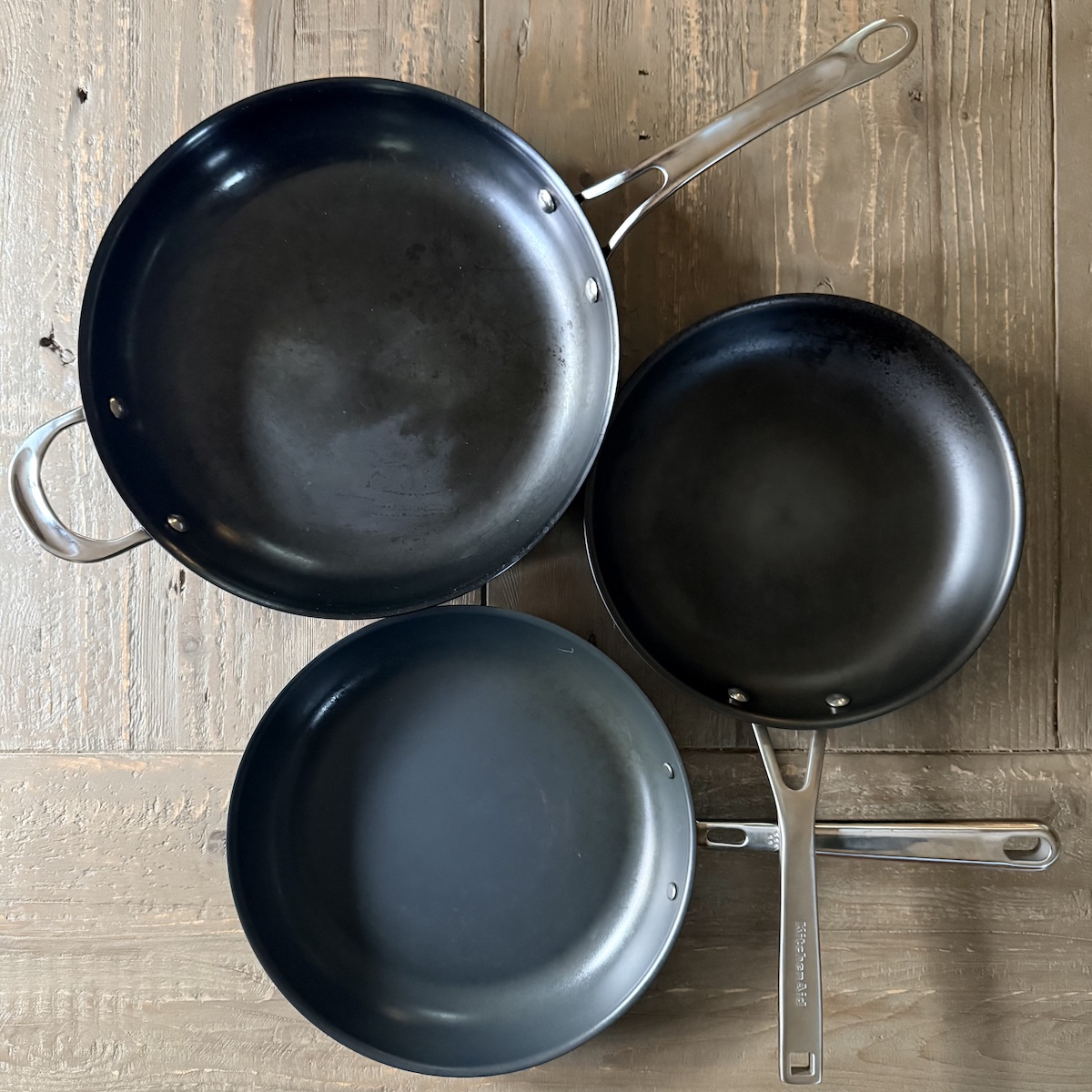 nitrided carbon steel skillets