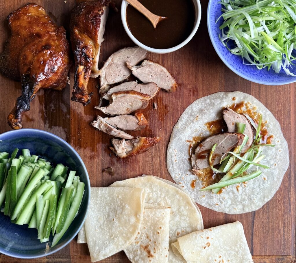 mandarin pancake with roast duck