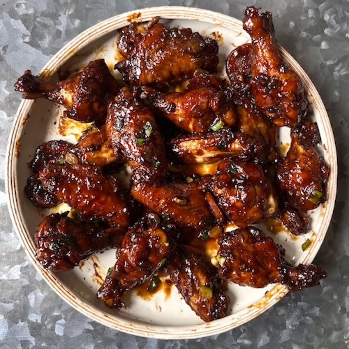 ginger-orange chicken wings
